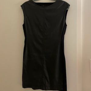 BCBG Leather Dress